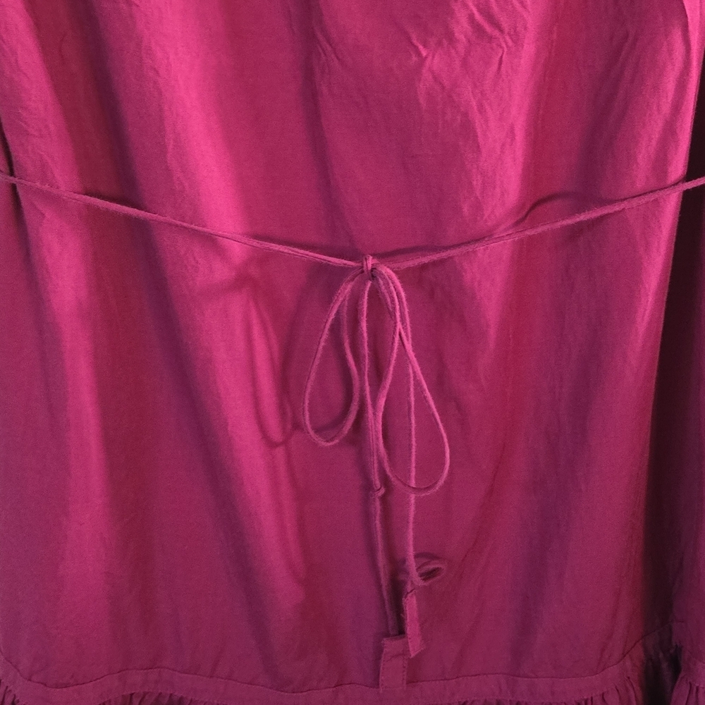 Gap Raspberry Tiered Ruffled Dress. - Picture 4 of 10